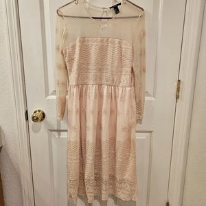Forever 21 lace midi dress
